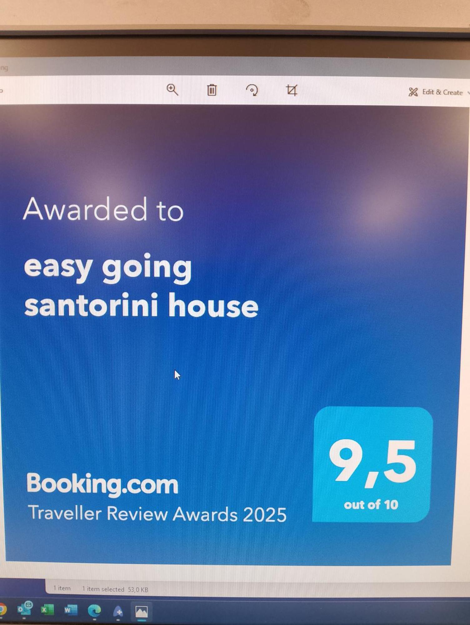 Easy Going Santorini House Lägenhet Éxo Goniá Exteriör bild